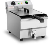 Freidora eléctrica profesional para restaurante 13 litros 3.200 vatios válvula desagüe zona fría 14_0001781