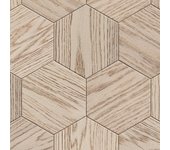 Adhesivo para muebles, armarios, pared, cocina, baños - imitación madera - hexágonos madera e 50x100 cm