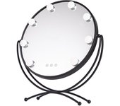 Espejo iluminado maquillaje led 4200ºk 48x43cm negro 40.000h [sun-krs-430-b
