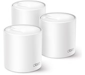 Tp-link mesh wifi 6 deco x50, dual band ax3000, 3 porte ethernet gigabit, modalità router e access point, 3 pezzi con copertura fino a 600 m2