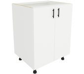 Mueble bajo karo haaus, 2 puertas, blanco, 60 x 50 x 80 cm