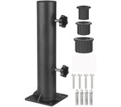 Base de sombrilla para exteriores, base de acero inoxidable/hierro, anclaje para sombrilla de patio o terraza.