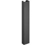 Canaleta pasacables vertical de escritorio 35 cm, negro