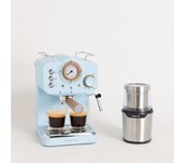 Create - pack thera retro cafetera express + mill pro molinillo de café y especias