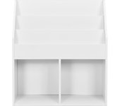Estanteria infantil de juguetes y libros para niños, libreria infantil de madera con estantes abiertos de gran capacidad, mueble infantil, ‎70x30x80cm