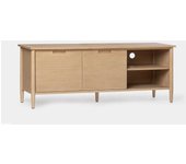 Mueble tv de madera natural 140x55 cm