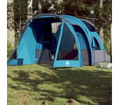 Tienda de campaña túnel para 4 personas impermeable azul v7783 4 personas / azul