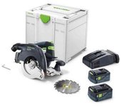 Sierra circular de capota basculante a batería hkc 55 5.0 ebi-plus-sca - festool - 577678