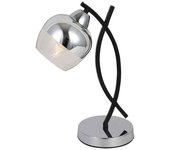 Sobremesa con tulipa cristal modelo denali cromo