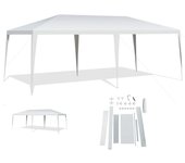 3x6 m carpa de jardín, carpa de recepción barnum plegable, carpa de cenador para evento, cerveza, fiesta, camping, sin lona