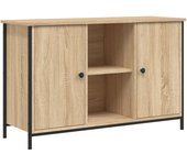 Mueble tv multimedia estantería para televisión buffet para televisión comedor salón dormitorio roble son 02_0027428
