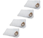 Vhbw 20x bolsa compatible con nilfisk buddy ii 12, 18, 18 inox, 18 l, 18 t, 18 t inox aspiradora - vellón micro, 48,85cm x 33.4cm, blanco