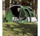 Tienda de campaña túnel para 4 personas impermeable verde 4 personas / verde