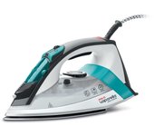 Polti quick & comfort qc110 plancha a vapor suela de acero inoxidable 2200 w verde, blanco
