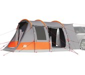 Tienda de campaña de coche 2 personas impermeable gris-naranja v7498 unico / gris