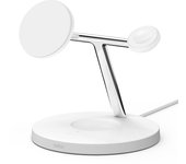 Cargador inalámbrico belkin 3 en 1 magsafe 15w blanco