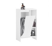 Mueble para ropa sucia armario multifuncional para baño bzr156-w sobuy es