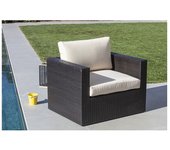Sillon jardin ratan sintetico plano mod. barbados