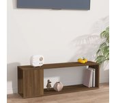 Mueble para tv madera contrachapada roble marrón 100x24x32 cm