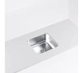 Fregadero 1 seno de acero inox cuadrado cata modelo cb 40-40