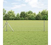 Cerca hexagonal 0.5x50 m de acero galvanizado