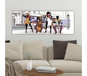 Pintura decorativa lienzo yty679467157_3080 multicolor 30x80 cm