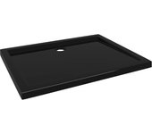 Plato de ducha plato de ducha plato de ducha baño wc cuarto de ducha interior hogar rectangular abs negro 02_0001955