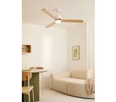 Wind modern - ventilador de techo 40w ø152 cm silencioso con luz led y mando a distancia