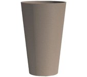 Maceta alta - garden id - green care sense tall taupe - 55 cm - 10 años de garantía - 100% reciclado - resistencia a los rayos uv y a las heladas