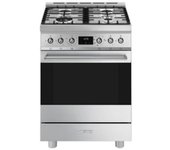 Cocina gas smeg c6gmx2 60cm 4f inox
