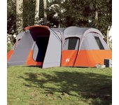 Tienda de campaña familiar túnel 16 personas impermeable gris v7431 unico / gris