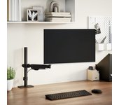 Vidaxl brazo de monitor único pantalla máxima 27'' resorte de gas 10kg