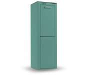 Don hierro - cubo de basura y reciclaje lacado, 2 cubos gran capacidad, cubek-