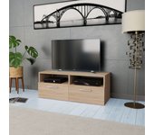 Mueble para la televisión aglomerado color roble 95x35x36 cm