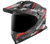 Bogotto FG-601 Sniper Casco de enduro de fibra de vidrio - Negro Gris Naranja (L)