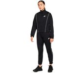 Nike - Chándal Sportswear Essentials Pique Fitted Mujer, Mujer, Black-White, S