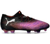 Puma - Bota de fútbol Future 8 Ultimate Low FG, Unisex, Black-White-Glowing Red, 9.5 UK