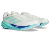Adidas - Zapatilla de running Supernova Stride 2, Hombre, white-flash aqua-lucid blue, 7,5 UK