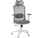 hjh OFFICE Silla de oficina profesional tela / tejido de malla gris