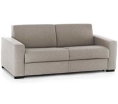 Talamo Italia Sofá cama 3 plazas en tejido gris tórtola 180x95h90 cm