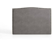Matris Cabecero ambar para cama de 105 de tela gris 115x115x8