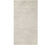 Wecon Home Alfombra crudo diseño tufting a mano en relieve 70x140