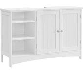 VASAGLE Mueble de lavabo de 30 x 90 x 60 cm de color blanco