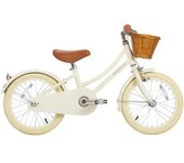 Banwood Bici clásica crema acero con pedales niños 4-7 años