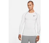 Nike Pro Dri-FIT Camiseta de manga larga y ajuste ceñido - Hombre - Blanco (XL)
