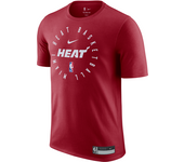 Miami Heat Camiseta Nike Dri-FIT de la NBA - Hombre - Rojo (XS)