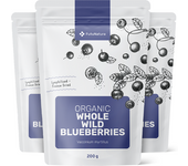 FutuNatura 3x BIO Arándanos silvestres – enteros, en total 600 g