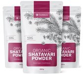 FutuNatura 3x Shatavari orgánico en polvo, en total 600 g