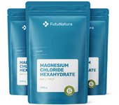 FutuNatura 3x Cloruro magnésico en polvo, en total 3000 g