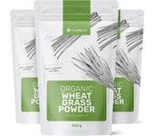 FutuNatura 3x Pasto de trigo BIO en polvo, en total 1500 g